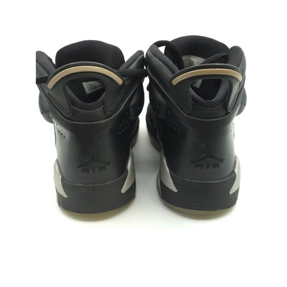 Air Jordan 6 Retro Low GS Sneakers Youth Size 4Y Black/Silver Basketball Shoes - Picture 2 of 14